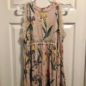 Blush floral sundress